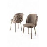 Hanah home set stolica (6 komada) axle cappuccino chrome | ePonuda.com