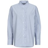 Tommy Hilfiger POPLIN RUFFLE SHIRT Plava Cijene