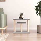 vidaXL Grebalica za mačke s platformama svjetlosiva 62 5 cm | shoptok.hr