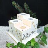 Poklon Dobra Ideja Adventski svijećnjak Nada, Mir, Radost i Ljubav Slike