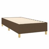  Okvir za krevet s oprugom tamnosmeđi 80x200 cm od tkanine | shoptok.hr