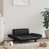  Krevet za pse crni 70 x 45 x 28 cm od umjetne kože | shoptok.hr