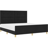  Postelja Črna 180x200 cm Tkanina, (22048996) | Shoptok.si