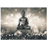  Samoljepljiva foto tapeta - Silver Buddha 98x70 | shoptok.hr
