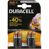 Duracell Baterija alkalna 1.5V AAA LR3 blister 4/1 Cene