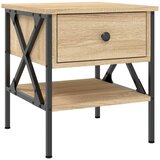  Noćni ormarići 2 kom boja hrasta 40x42x45 cm konstruirano drvo | Eponuda.com