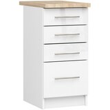 AKORD OLIWIA S40 SZ4 Kabinet + BELO / VISOKI SJAJ BELE Plošče, (21713595) Cene
