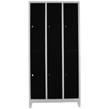 Hanah home Js1025Sı GreyBlack Locker Storage Cabinet | ePonuda.com