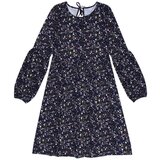 Marisse Knitted Dress With Print L-Su-3422 Navy | ePonuda.com
