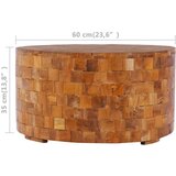  Stolić za kavu 60 x 60 x 35 cm od masivne tikovine | shoptok.hr