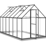  Staklenik s okvirom antracit 334 x 169 x 202 cm aluminijski | shoptok.hr