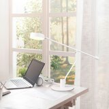  Mat bela LED namizna svetilka z upogljivo konstrukcijo (višina 64 cm) Manduro – | Shoptok.si