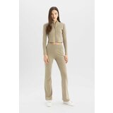 Defacto Cool Flare Fit Ribbed Trousers Cene