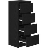  Komoda crni hrast 37,5x35x99 cm izrađeno drvo | shoptok.hr