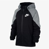 Nike dečiji duks sa kapuljačom B NSW MIXED MATERIAL FZ CU9222-010 | ePonuda.com