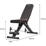  L1217 sklopiva podesiva klupa za vježbanje s užetima hms | shoptok.hr