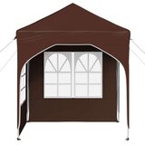 VidaXL Zložljivi &amp;scaron;otor za zabave 192 x 192 x 245 cm Rjava, (5000218911) Slike