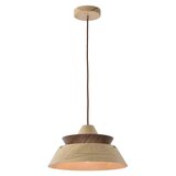  Drveni luster na sajli 1xE27/60W/230V prečnik 33 cm masivan/hrast/orah/kaučukovac | Eponuda.com