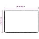  Tepih trkač Tamno siva 100 x 150 cm 100% Polipropilen | shoptok.hr