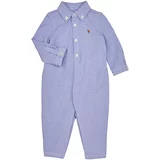 Polo Ralph Lauren Pižame & Spalne srajce SOLID CVRALL-ONE PIECE-COVERALL Modra