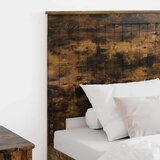  Vzglavje z vzglavjem Dimljeni oreh 80 cm Konstruiran les, (5000110464) | Shoptok.si
