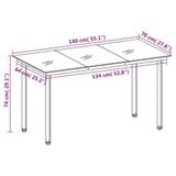  7-dijelni vrtni blagovaonski set s jastucima sivo-crni | shoptok.hr