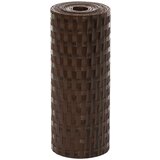 vidaXL Balkonski zasloni 5 kom smeđi i crni 255 x 19 cm od poliratana | shoptok.hr