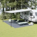 Preproga za šotor Modra in siva 700 x 400 cm Polietilen, (5000278620)
