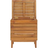  Košara za rublje 40 x 30 x 45 cm od masivne tikovine | shoptok.hr