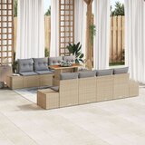  Set za vrtne kavče Set 7 Bež Poli ratan Štirisežni zunanji kavč, (22064870) | Shoptok.si