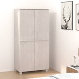  Ormar HAMAR bijeli 89 x 50 x 180 cm od masivne borovine | shoptok.hr