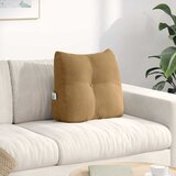 vidaXL Poglavni vzglavnik Rjava 45 x 24 x 50 cm Žamet | Shoptok.si