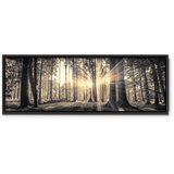  Slika - Forest Sun 120x40 U crnom drvenom okviru | shoptok.hr