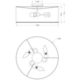 Globo 15188D - plafonsko svetlo amy i 3xE14/40W/230V | Eponuda.com