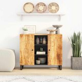  Komoda s 2 vrata 90 x 33 x 75 cm od masivnog drva manga | shoptok.hr