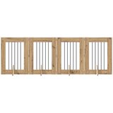  Vrata za pse s postoljem 4 pcs Hrast artisan 60 x 80 cm | Eponuda.com