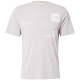 The North Face Tehnička sportska majica 'MOUNTAIN FOUNDATION COORDINATES' svijetlosiva / bijela | shoptok.hr