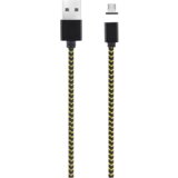 Platoon USB kabl za smartphone, Metal magnetic, Crno-žuti Cijene