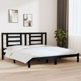  Za krevet od masivne borovine crni 200 x 200 cm | shoptok.hr