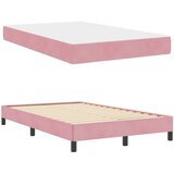  Krevet s opruga kutije Ružičasta 120 x 190 cm tkanina | shoptok.hr