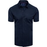 DStreet Men's Dark Blue Short Sleeve Shirt | shoptok.hr