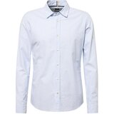 BOSS Black Srajca 'ROAN' svetlo modra / bela | Shoptok.si