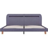  Posteljni okvir z LED brez vzmetnice svetlo siva 150x200 cm, (21829300) | Shoptok.si