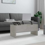  Stolić za kavu boja betona 102x50,5x46,5 cm konstruirano drvo | Eponuda.com
