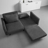 Bessagi Home zofa s posteljno funkcijo sandro, temno siva | Shoptok.si