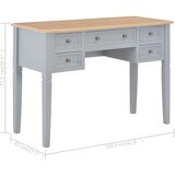  Pisaći stol sivi 109,5 x 45 x 77,5 cm drveni | Eponuda.ba