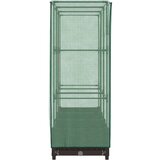  Povišena gredica s pokrovom za staklenik 120 x 40 x 123 cm | shoptok.hr