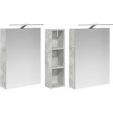  Komplet omaric za kopalnico s polico 3 pcs 120 x 14,5 x 70 cm, (5000245340) | Shoptok.si