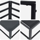vidaXL Kompleti zunanjega pohištva z blazino z blazino 2 pcs Črna in anthracit | Shoptok.si