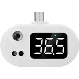 Prenosni infrardeči termometer Micro-USB z digitalnim LED zaslonom, Bela, (5000071425)